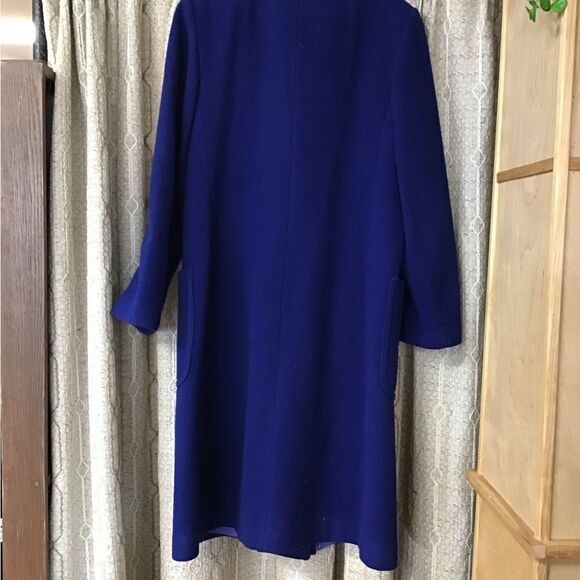 Herman Kay Ladies 12 royal blue 80% wool coat - Picture 3 of 3